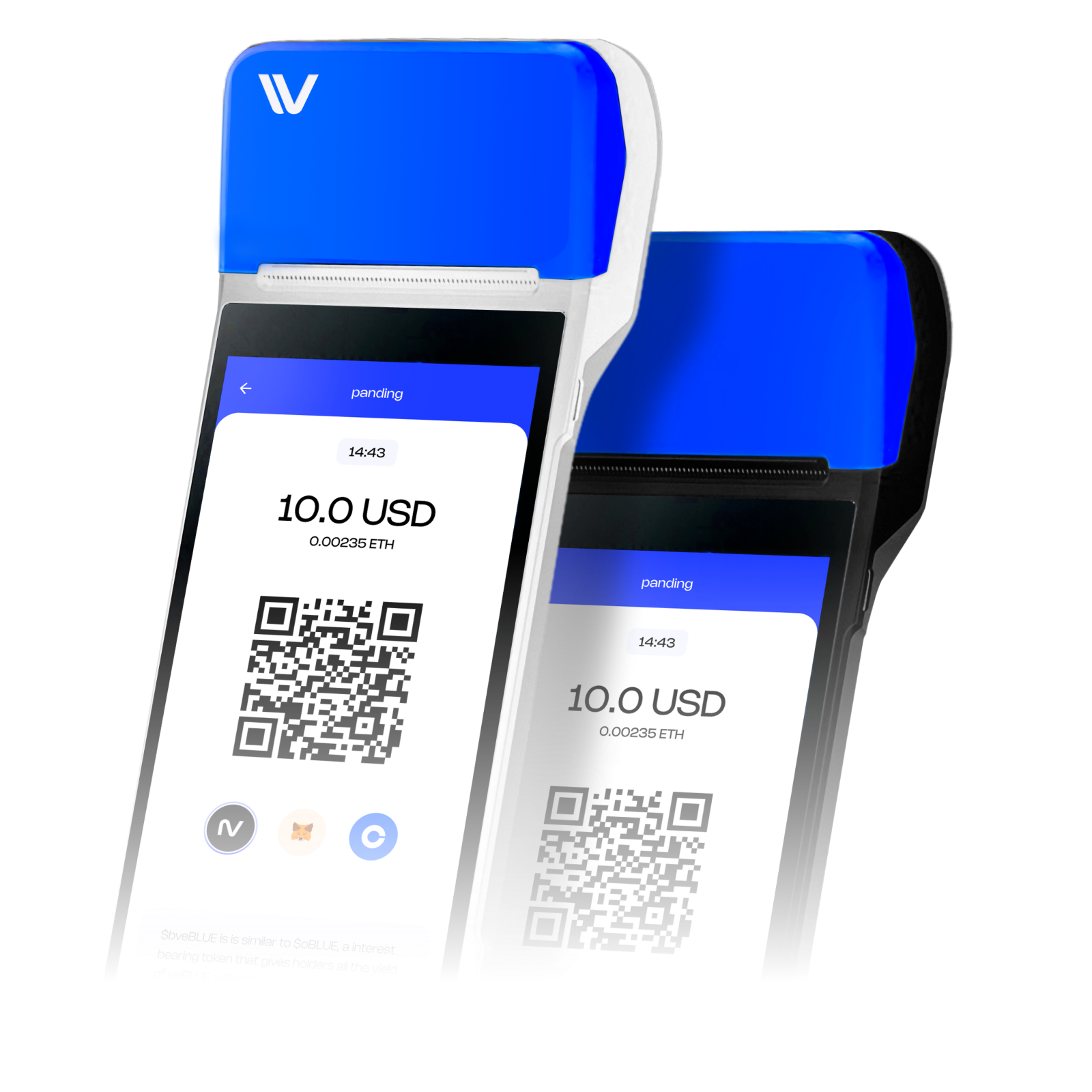 Two IVPAY POS machines